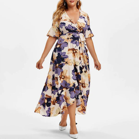 Vestido maxi floral