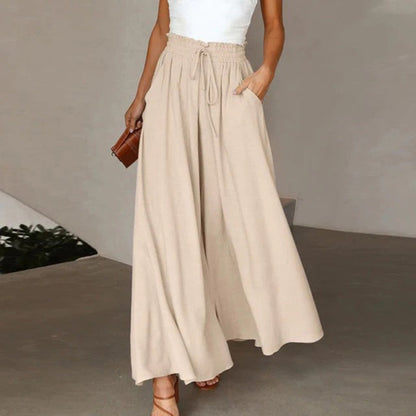 Pantalones sueltos y elegantes