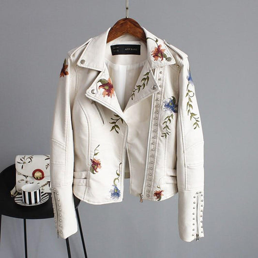 Chaqueta floral de mujer