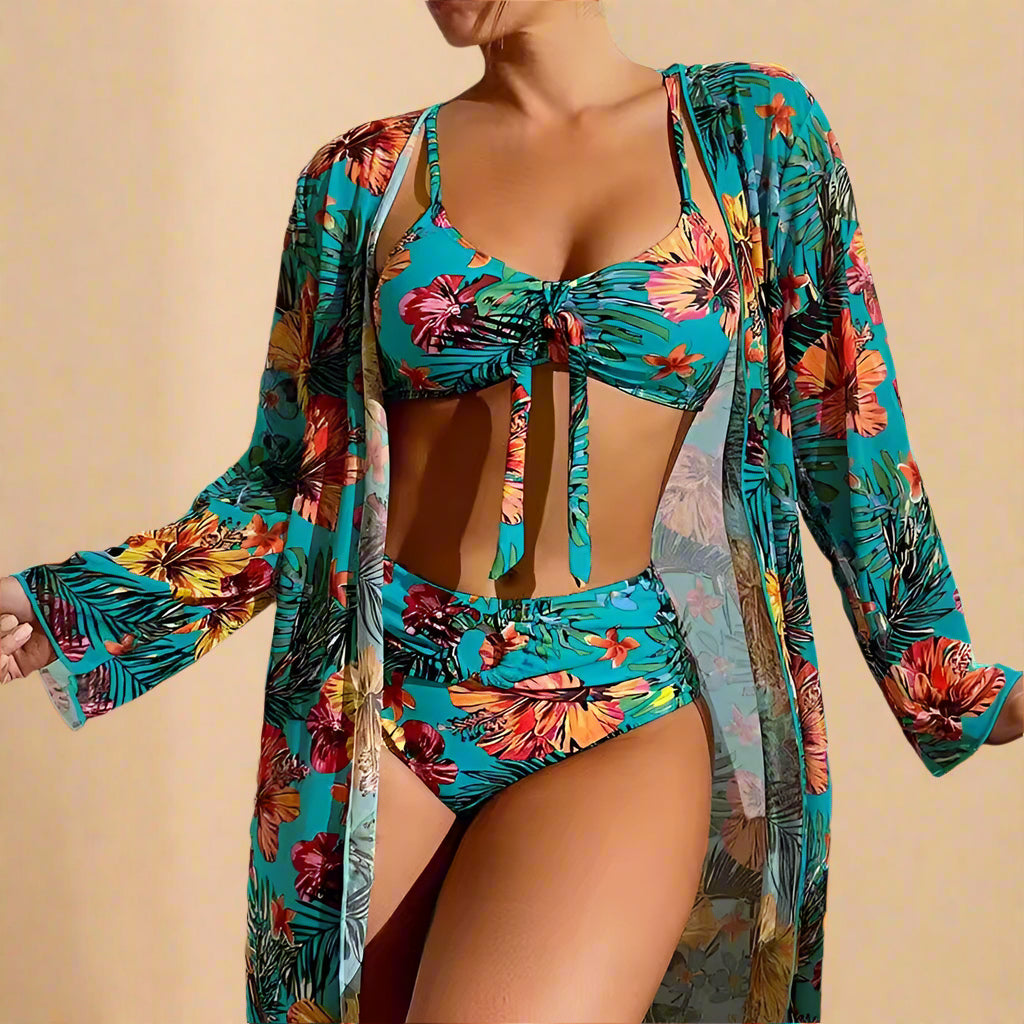Damski Trzyczęściowy Komplet Bikini