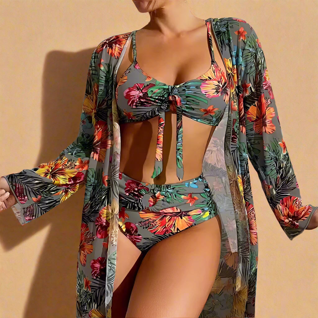 Damski Trzyczęściowy Komplet Bikini
