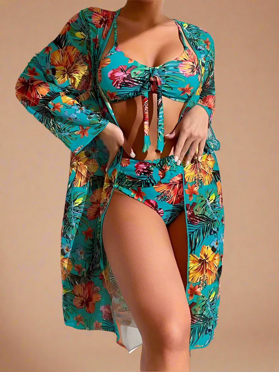 Damski Trzyczęściowy Komplet Bikini