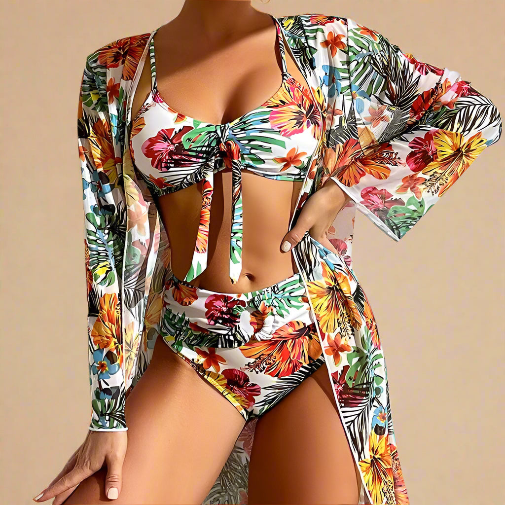 Damski Trzyczęściowy Komplet Bikini
