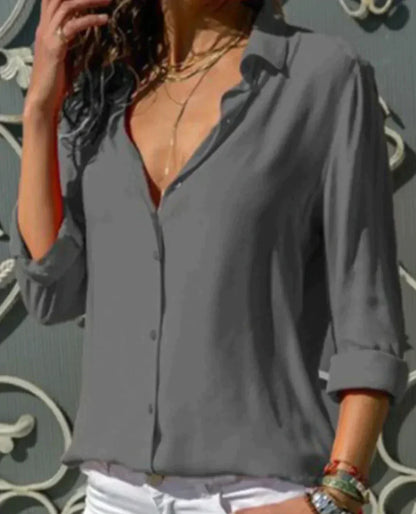 Monika - Blusa festiva para mujer - Ligera y elegante para la primavera