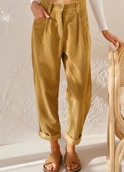 ALINE - Elegantes pantalones de pana