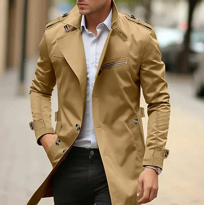 Wick Coat | Elegante gabardina para hombre