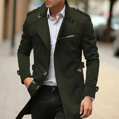 Wick Coat | Elegante gabardina para hombre