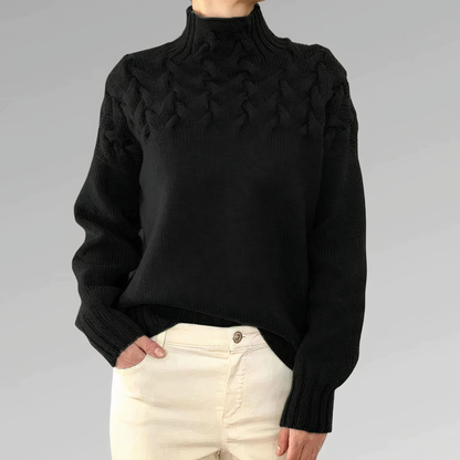 Jersey de punto con diseño de cables | Chloe