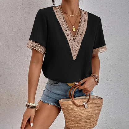 Camiseta de mujer | IRIS Elegant | Poliéster | Disponible en blanco, verde, negro, clarete, amarillo claro, azul claro y naranja | Apta para todas las estaciones
