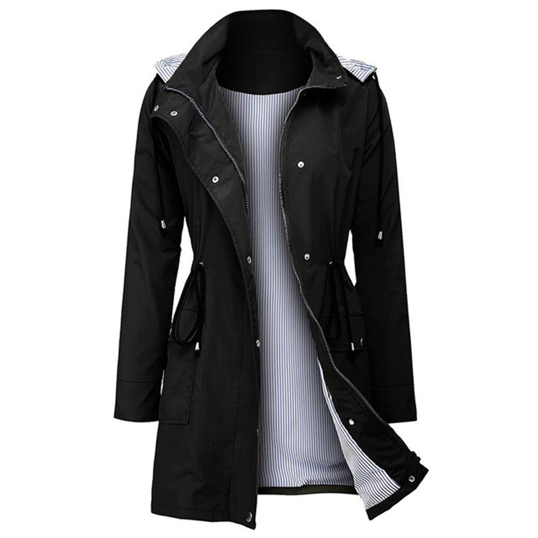 Elegante chaqueta impermeable para mujer