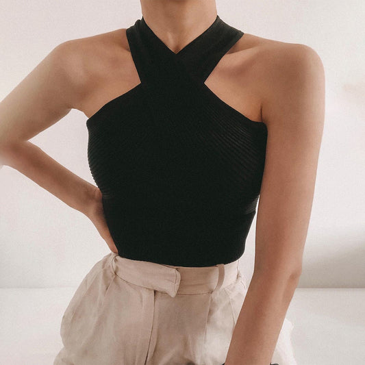 Nichole - Top sin mangas para mujer - Chic y moderno