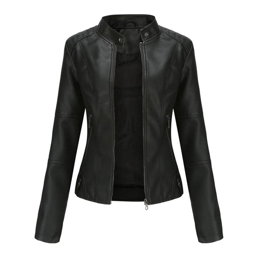 Aurélie - Elegante chaqueta de cuero