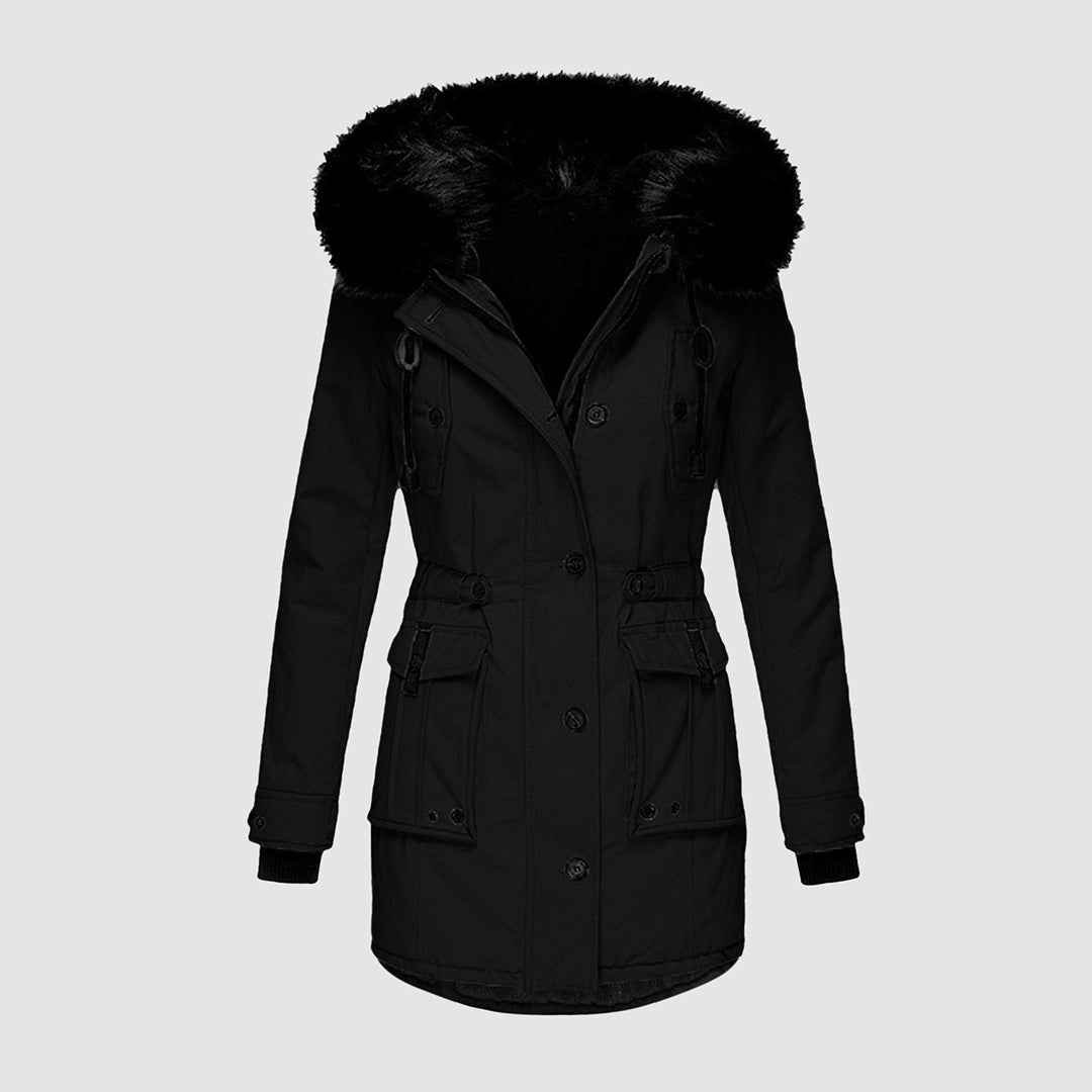 Chaqueta de invierno impermeable para mujer