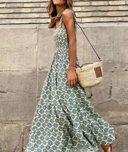 Bloom - Maxi vestido con estampado bohemio: