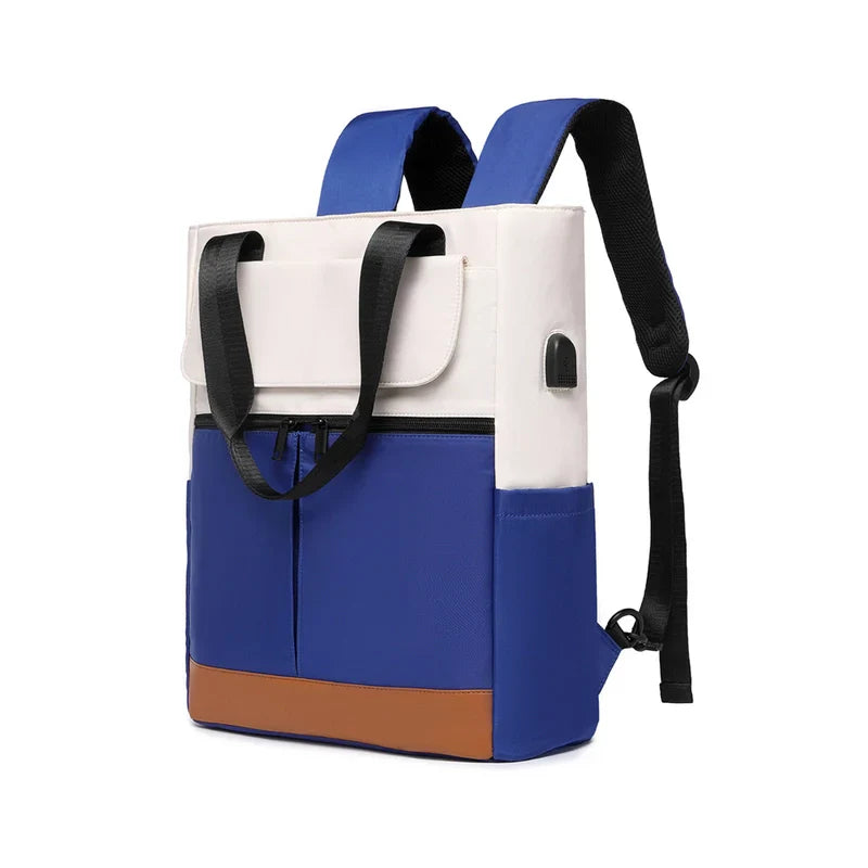 Carll | Mochila de viaje moderna con compartimento para portátil y puerto USB