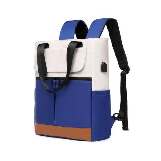 Carll | Mochila de viaje moderna con compartimento para portátil y puerto USB