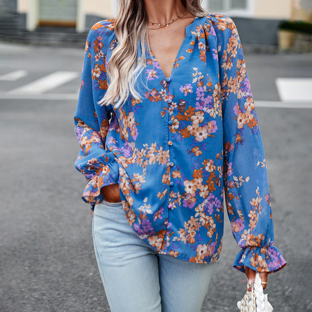 Ivonne | Elegante blusa floral