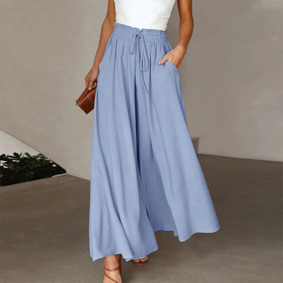 Pantalones sueltos y elegantes