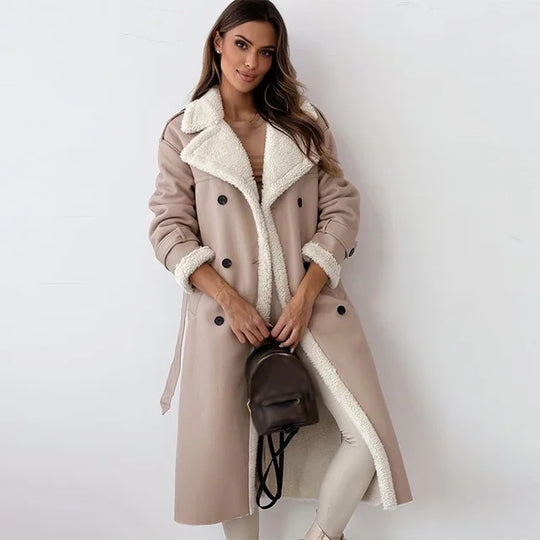 Monroe | elegante abrigo largo de invierno para mujer