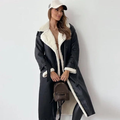 Monroe | elegante abrigo largo de invierno para mujer