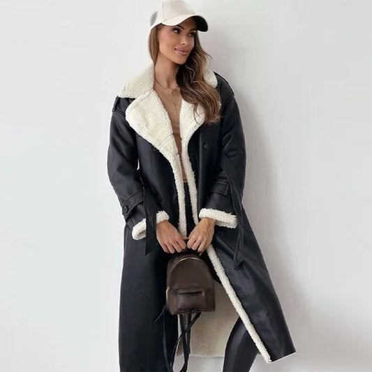 Monroe | elegante abrigo largo de invierno para mujer