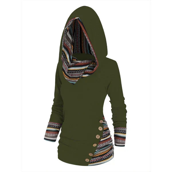 Saymera | Sudadera casual tribal con capucha