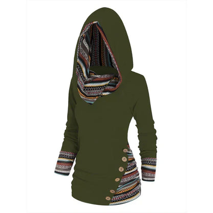Saymera | Sudadera casual tribal con capucha