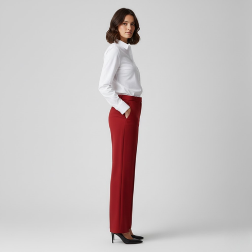 Biała biurowa bluzka