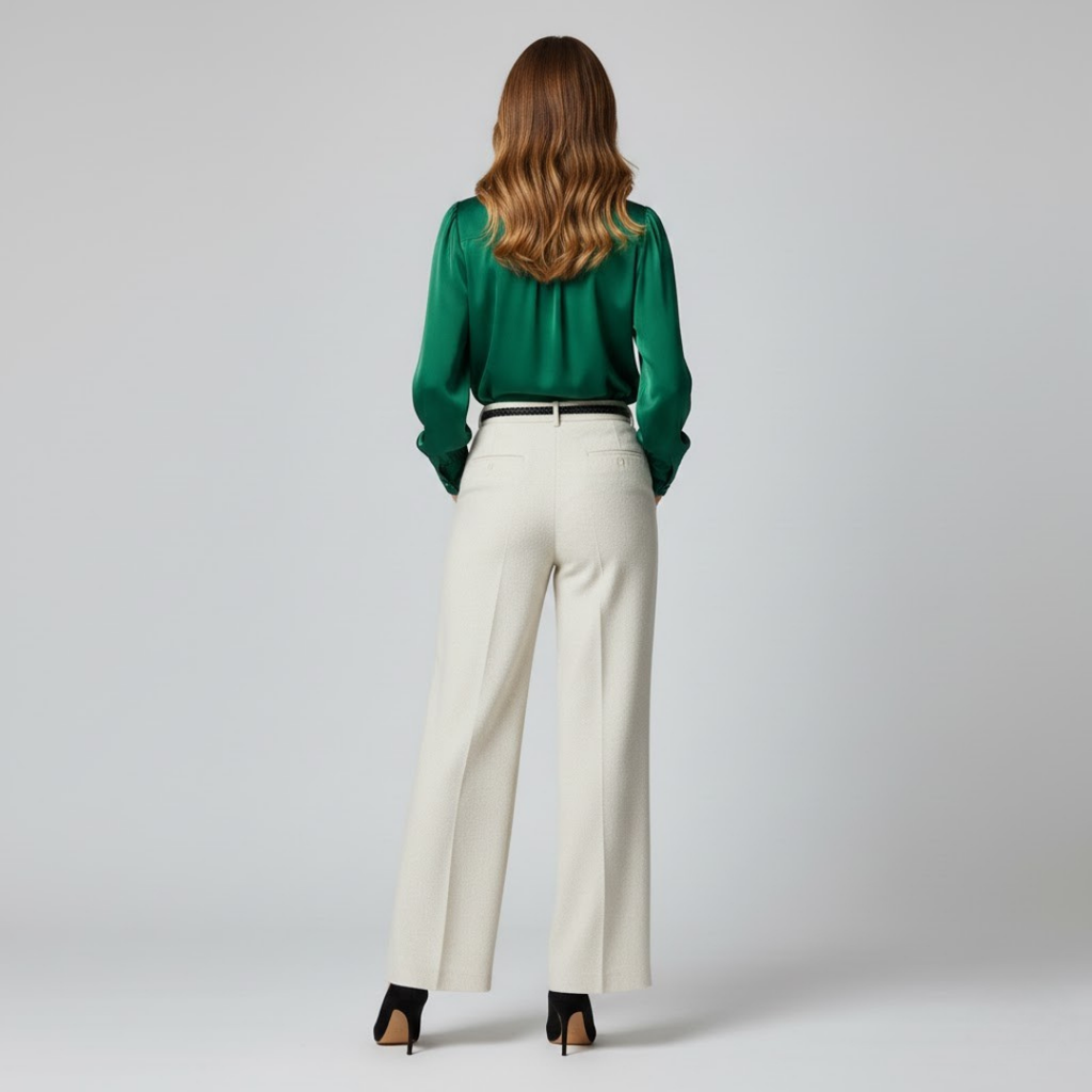 Zielona koszula z długim rękawem