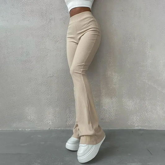 Lucee - Elegantes pantalones de franela para mujer