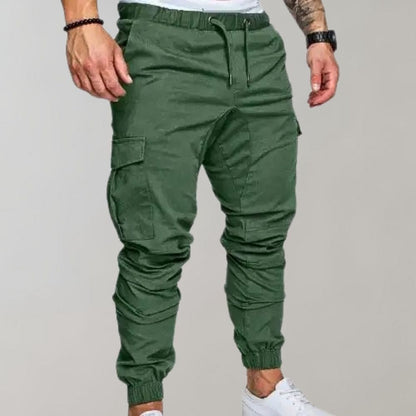 Tuomo - Pantalones cargo casual de hombre