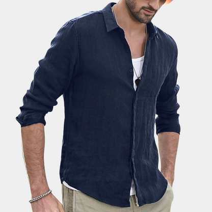 Jackson - Camisa casual de manga larga para hombre para hombre