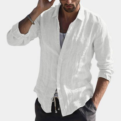 Jackson - Camisa casual de manga larga para hombre para hombre