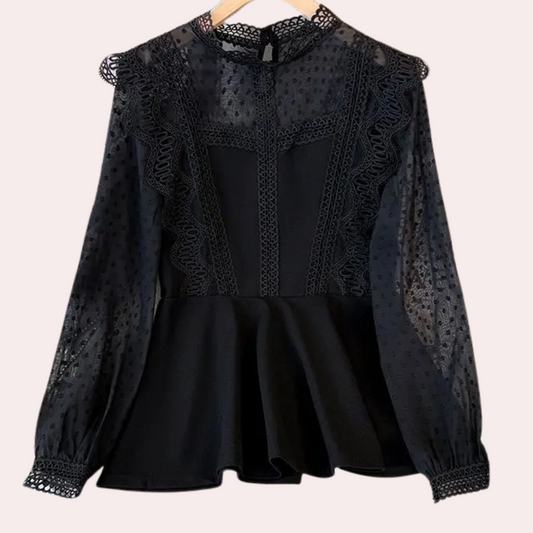 Scarlett - Elegante blusa de encaje para mujer