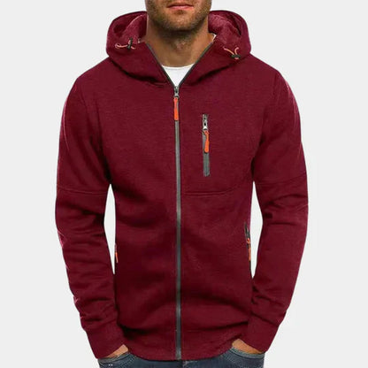 Jacks | sudadera con capucha y cremallera para hombre