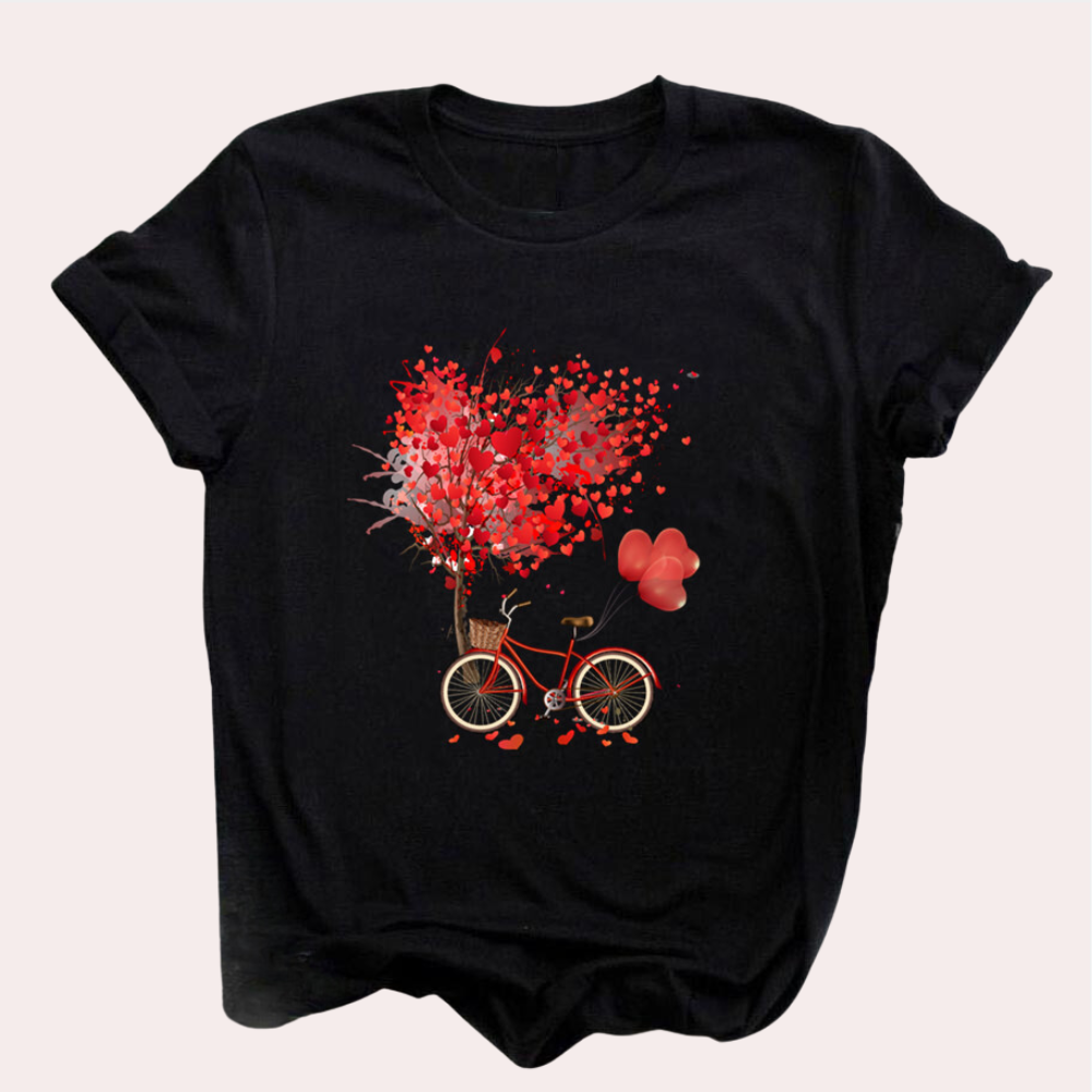 Amanda - Camiseta gráfica para mujer - Trendy & Casual