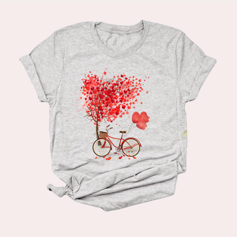 Amanda - Camiseta gráfica para mujer - Trendy & Casual