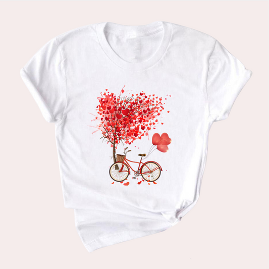 Amanda - Camiseta gráfica para mujer - Trendy & Casual