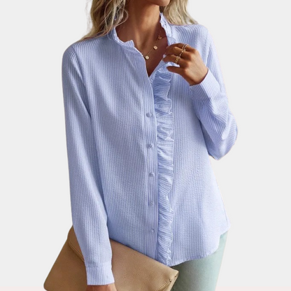 Alicia - Blusa de verano elegante y a rayas
