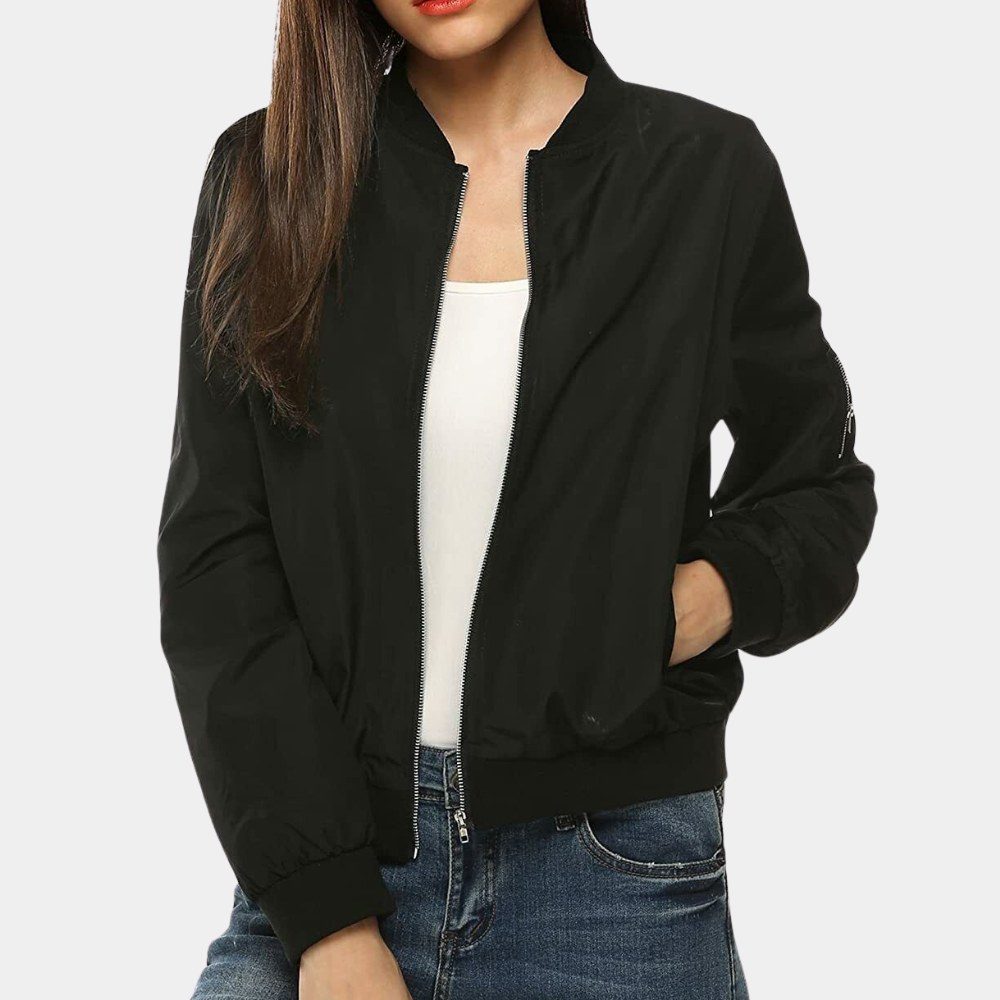 Chaqueta Gelly Mujer Chaqueta casual con cremallera