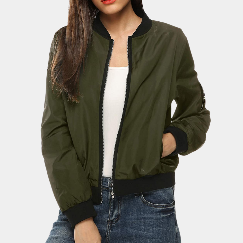 Chaqueta Gelly Mujer Chaqueta casual con cremallera