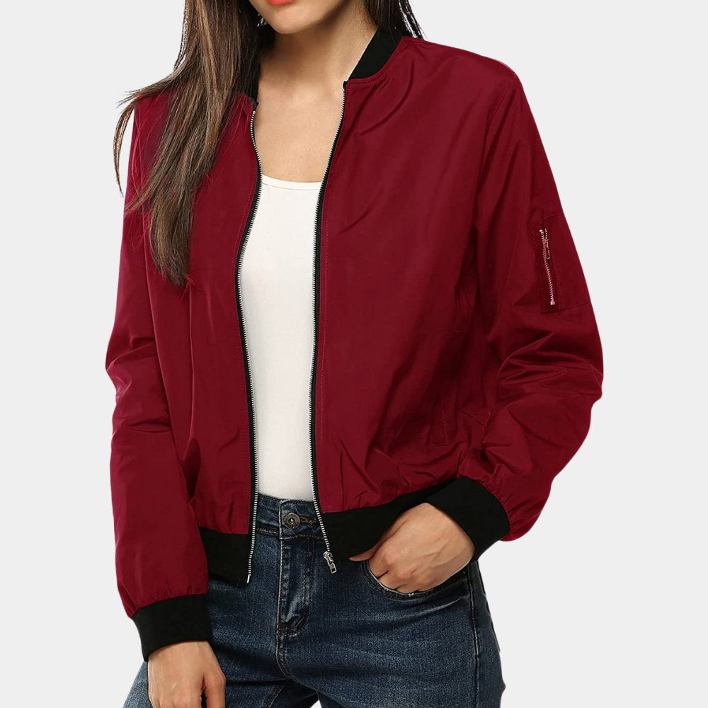 Chaqueta Gelly Mujer Chaqueta casual con cremallera