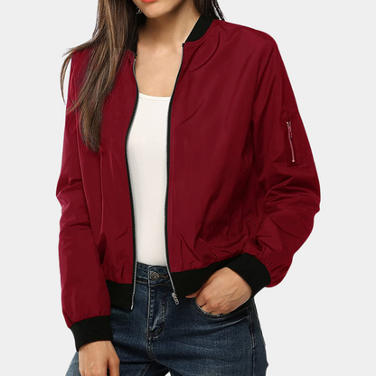 Chaqueta Gelly Mujer Chaqueta casual con cremallera