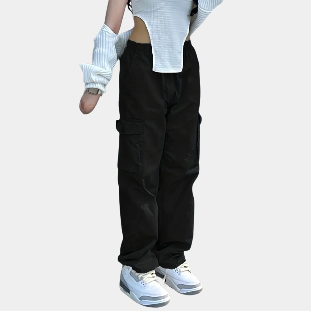Gilly - Elegantes pantalones cargo para mujer