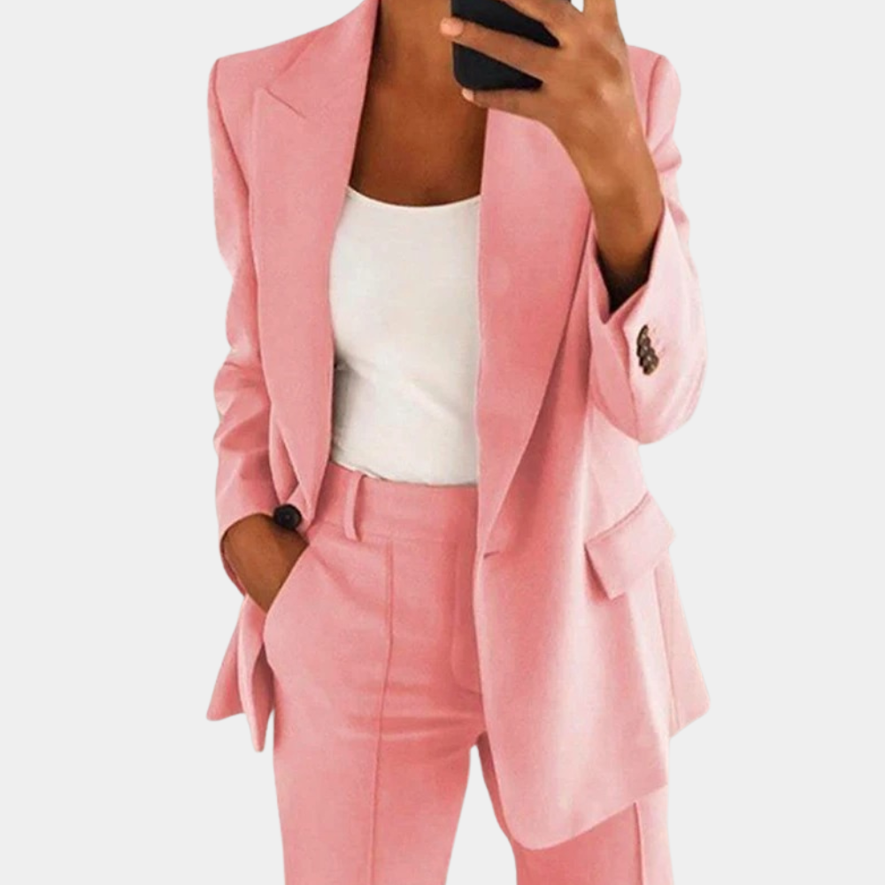 Elegante conjunto de chaqueta para mujer