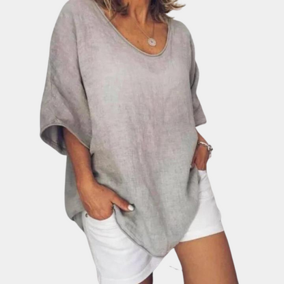 Camiseta cómoda y oversize para mujer
