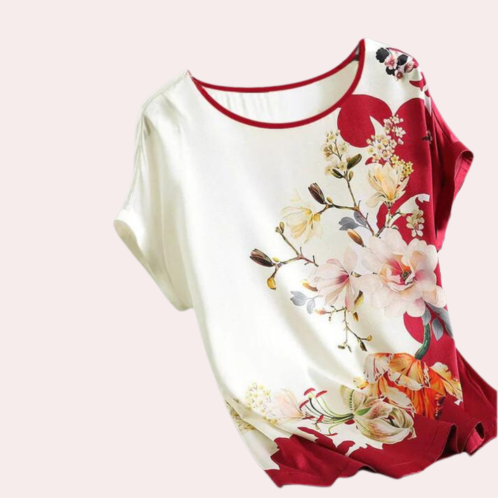 Blusa floral de mujer