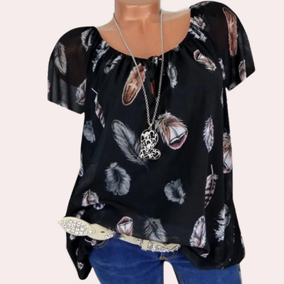 Blusa de mujer fácil y holgada