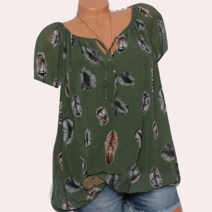 Blusa de mujer fácil y holgada