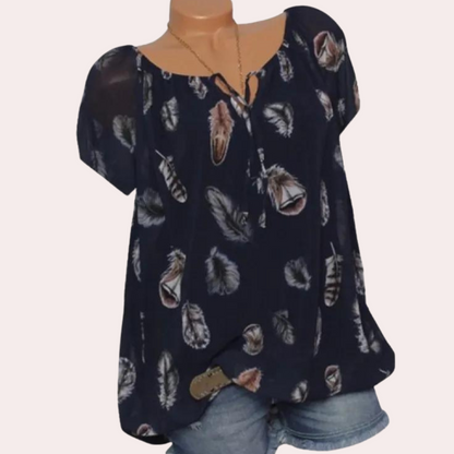 Blusa de mujer fácil y holgada